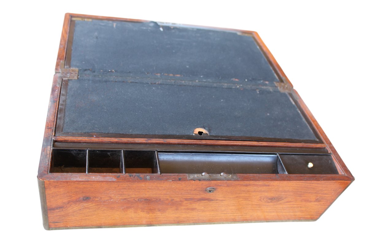 Huanghuali Writing Box , China, 19th Century.-photo-2