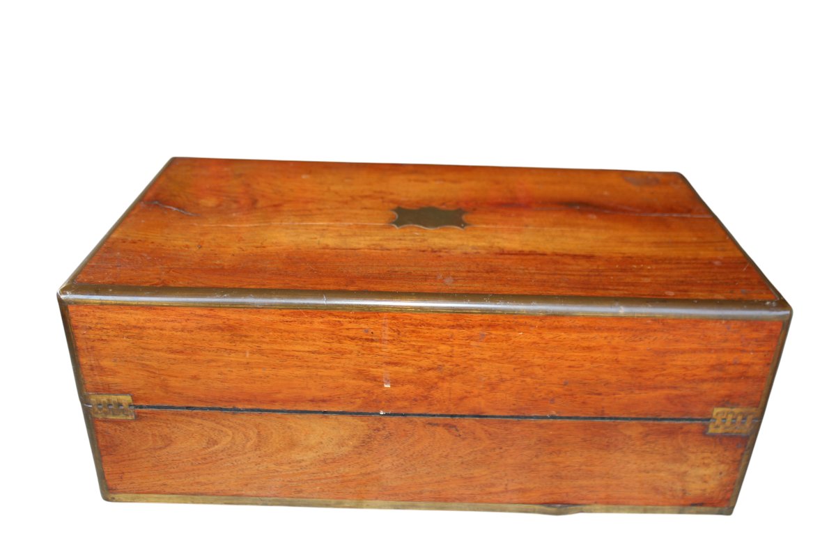 Huanghuali Writing Box , China, 19th Century.-photo-1