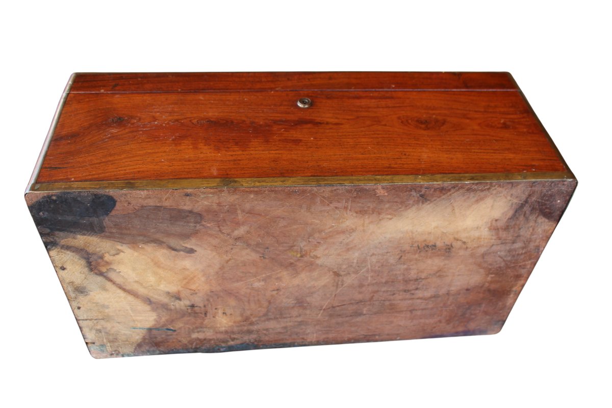 Huanghuali Writing Box , China, 19th Century.-photo-6