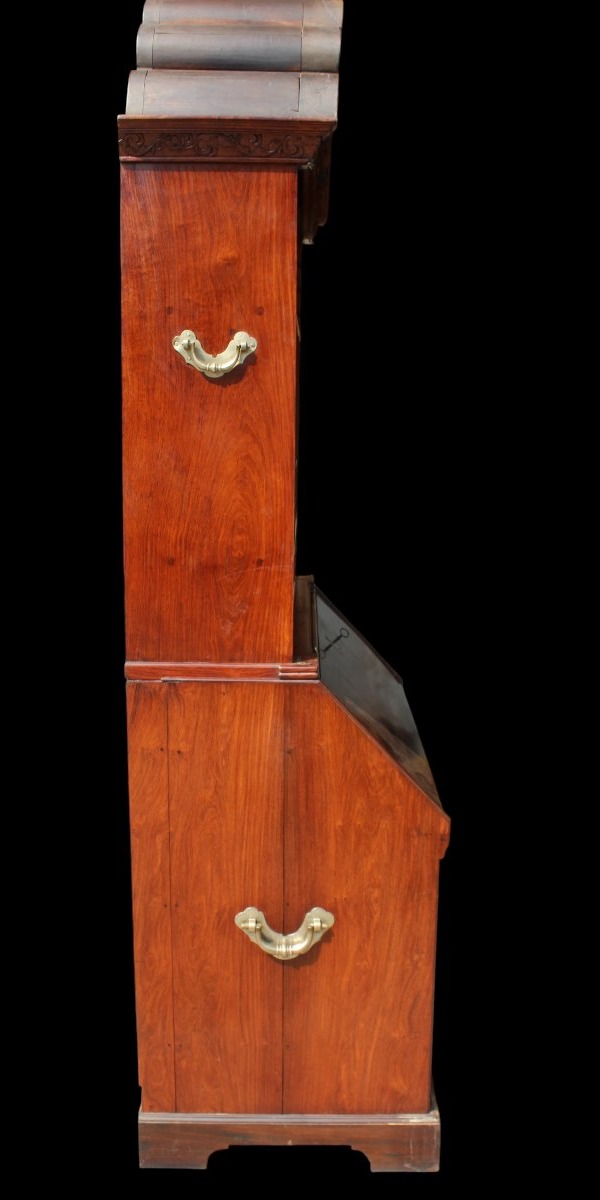 Chinese Huanghuali Bureau Bookcase,  Guangzhou Late 18th Century.-photo-4