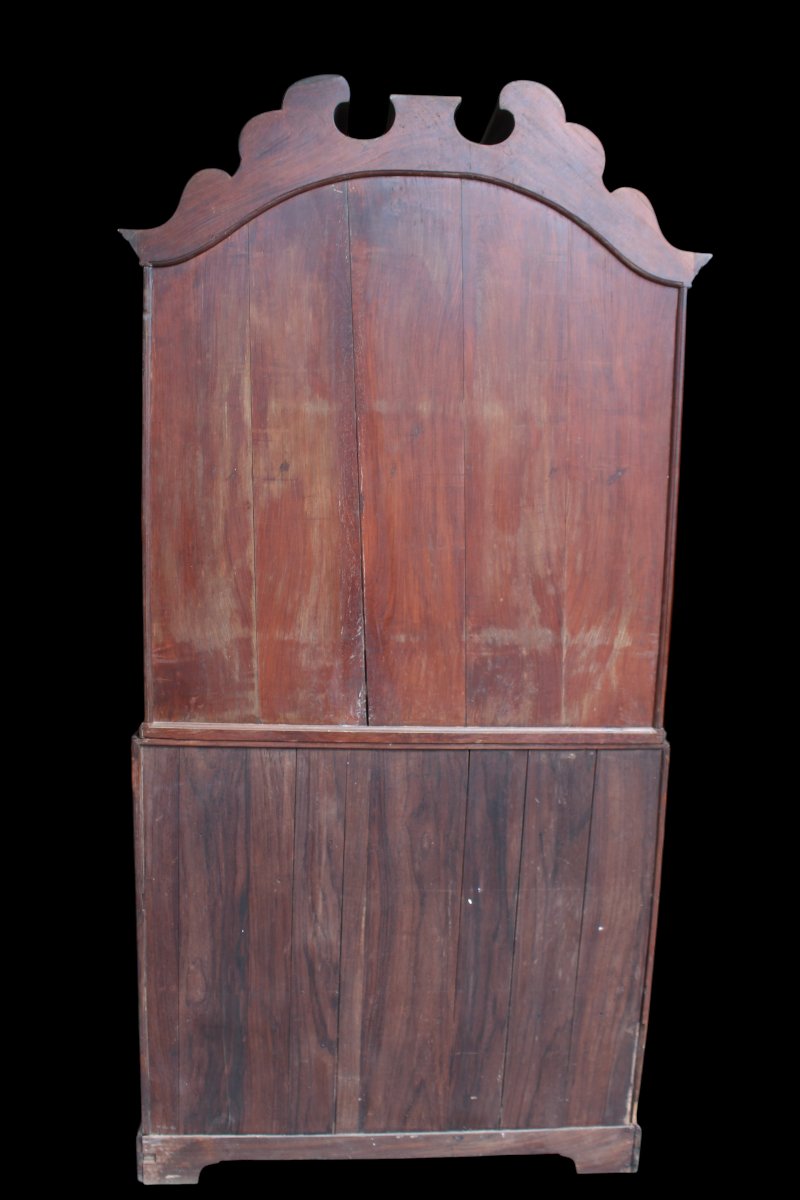 Chinese Huanghuali Bureau Bookcase,  Guangzhou Late 18th Century.-photo-1