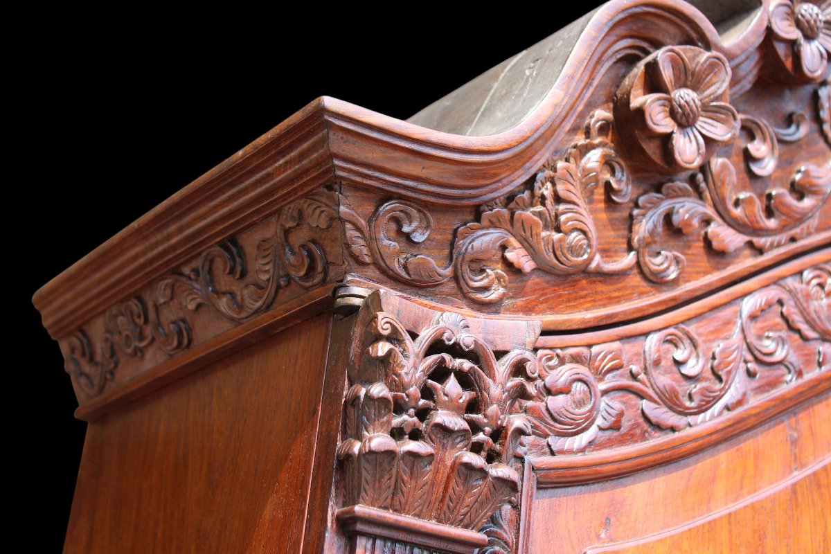 Chinese Huanghuali Bureau Bookcase,  Guangzhou Late 18th Century.-photo-4