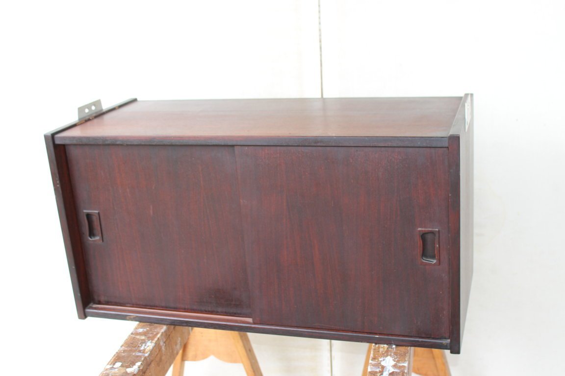 Furniture Italian Library Of Years '60 In Rosewood-photo-5