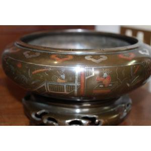 Bronze Incense Burner, Vietnam, Late 19th Century.