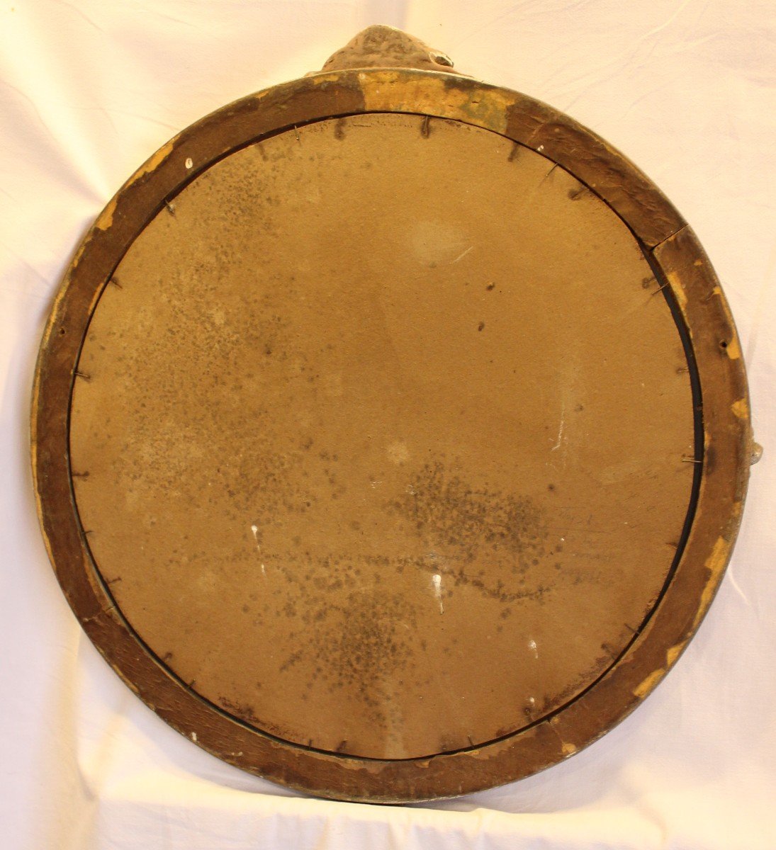 Miroir Rond De Style Louis XV, 54 X 58 Cm-photo-7