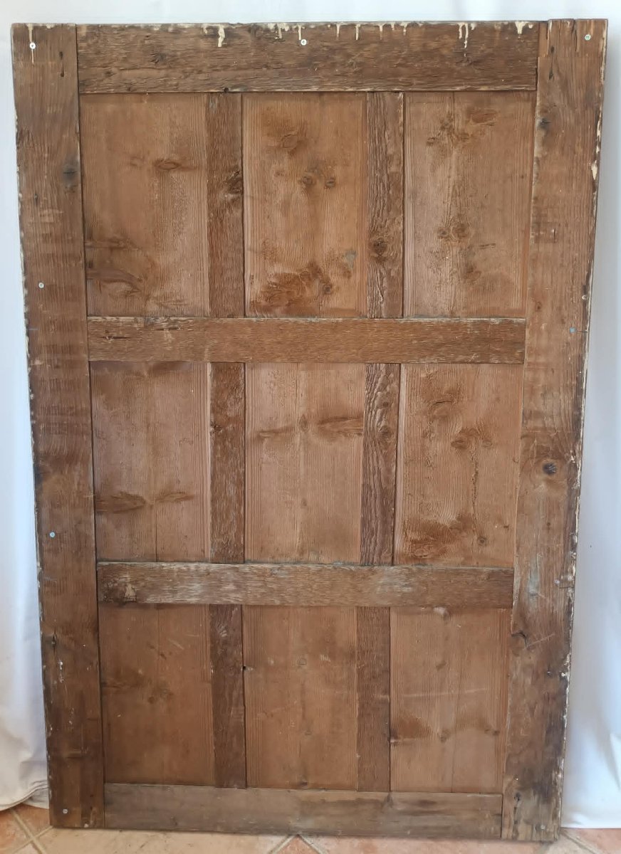 94 x 140 cm Miroir De Cheminée Ancien, finition patiné-photo-8