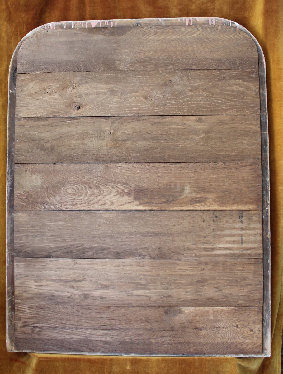 84 X 108 Antique Fireplace Mirror, Restored With A Patina Finish-photo-8