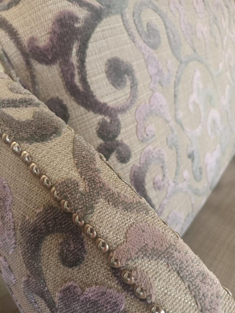 Sofa Bed, Matching Armchair, Upholstery Fabric-photo-4