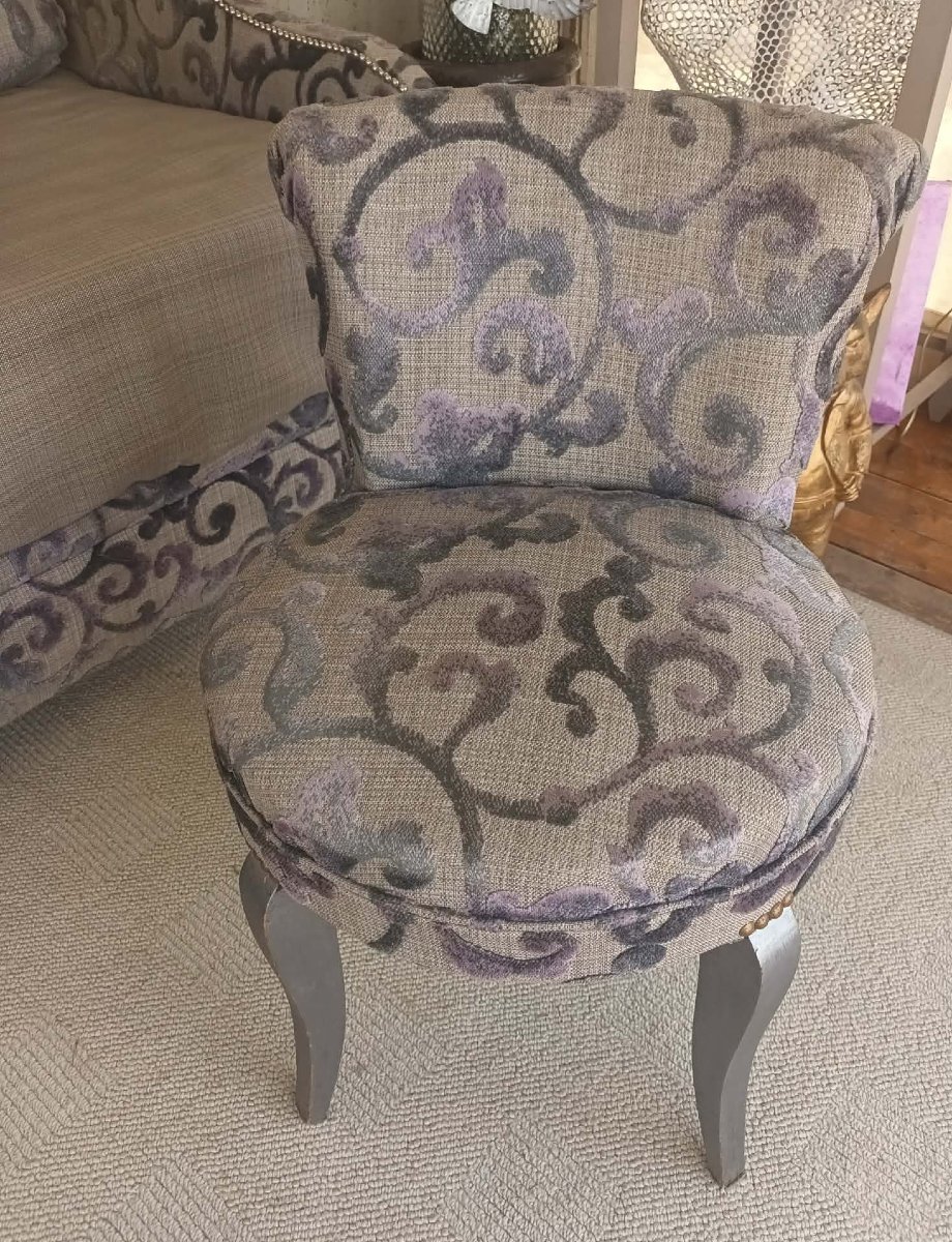 Sofa Bed, Matching Armchair, Upholstery Fabric-photo-1