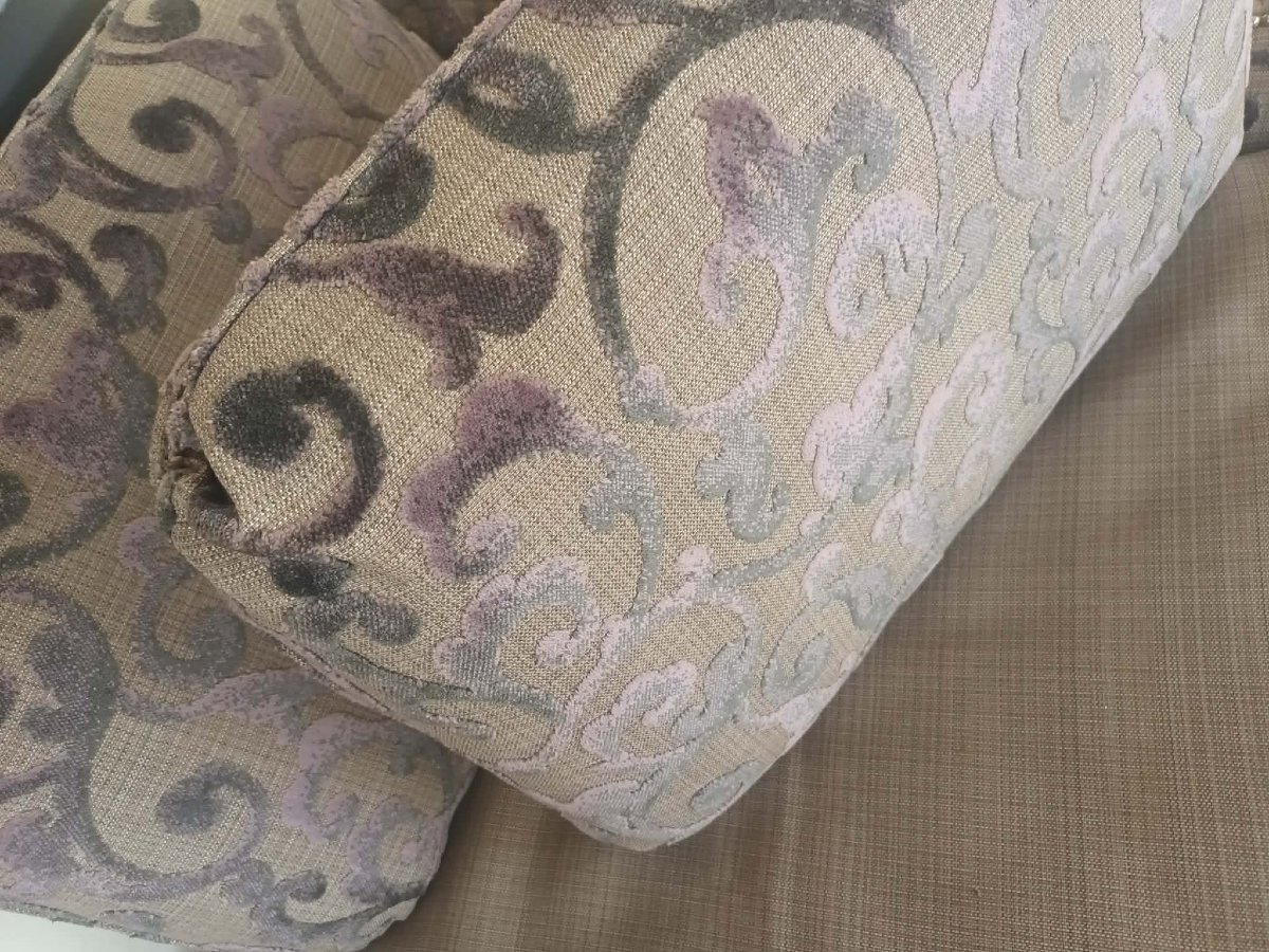 Sofa Bed, Matching Armchair, Upholstery Fabric-photo-4