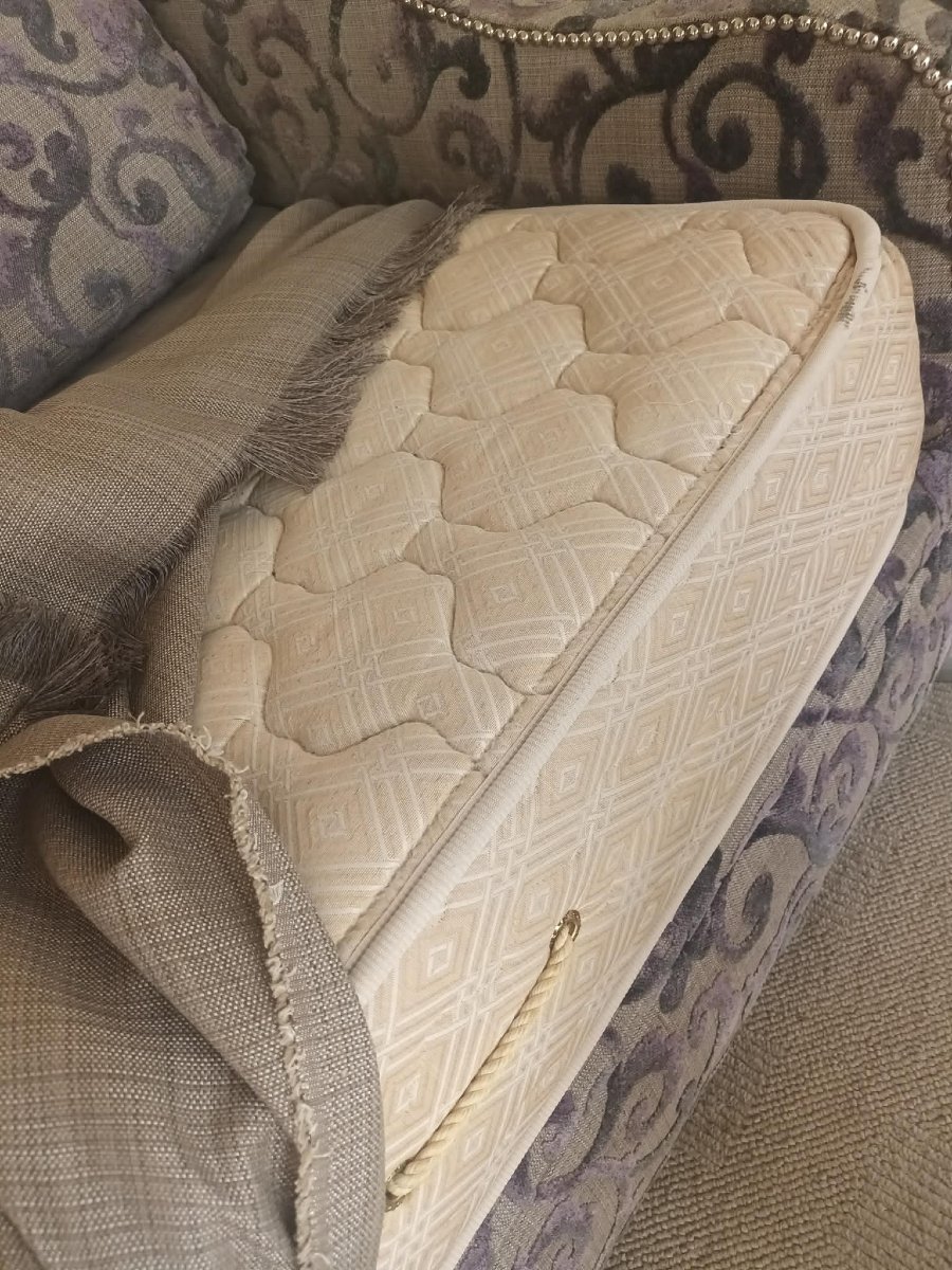 Sofa Bed, Matching Armchair, Upholstery Fabric-photo-6