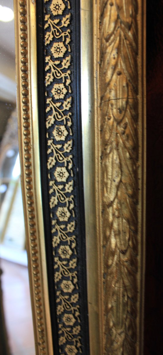 Miroir rectangle , cadre Napoléon III, 63 x 78 cm-photo-6