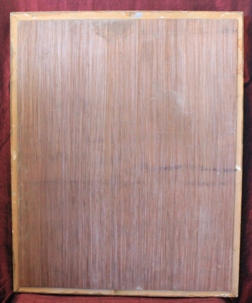 Miroir rectangle , cadre Napoléon III, 63 x 78 cm-photo-8
