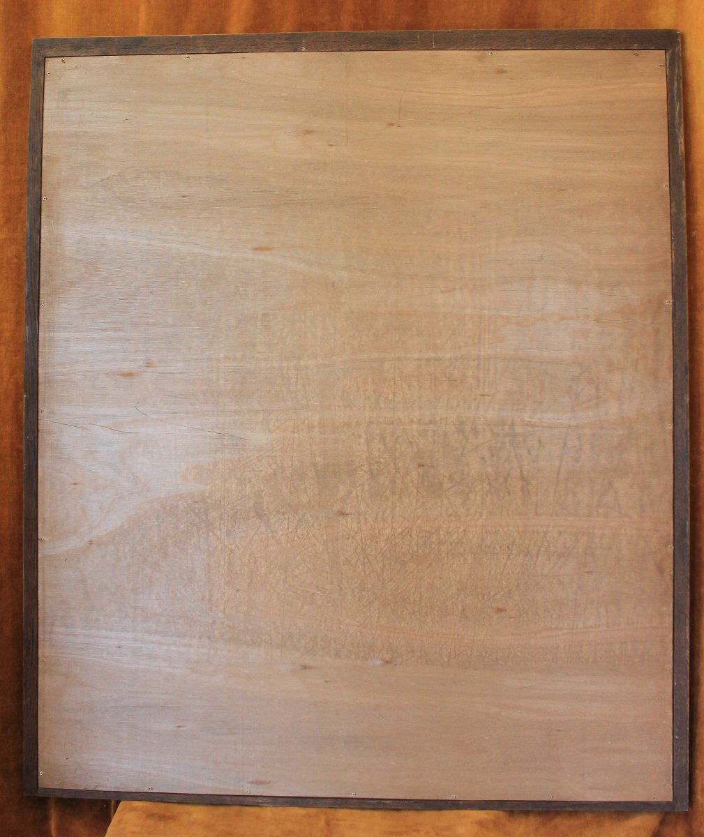"1900" Bistro Mirror Made Of Natural Wood, 109 X 127 Cm-photo-8