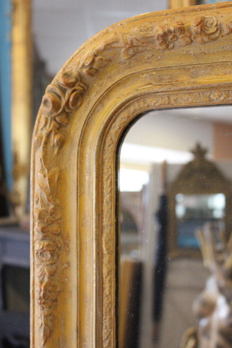Miroir Ancien, Mercure Et Patine 69 X 84 Cm-photo-4