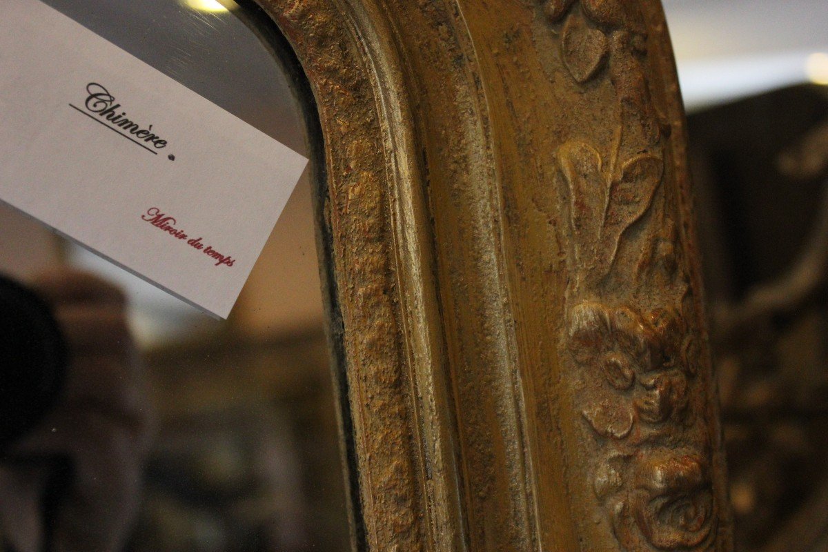 Miroir Ancien, Mercure Et Patine 69 X 84 Cm-photo-7