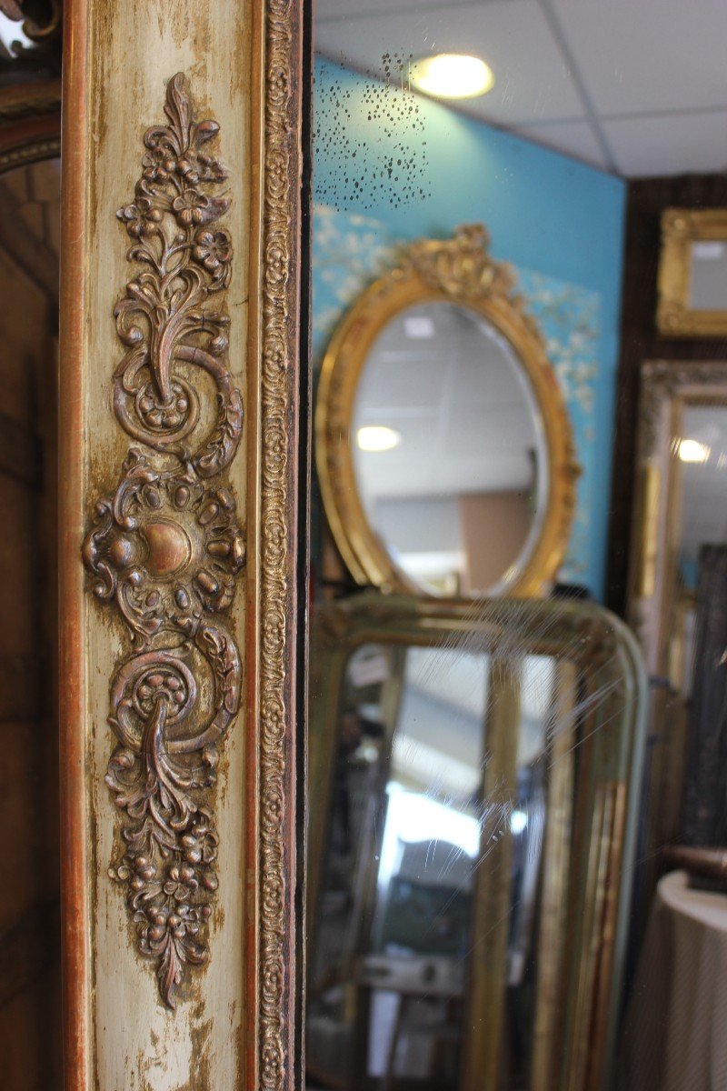 Miroir Ancien De Cheminée, Mercure 103 X 145 Cm-photo-2