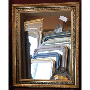Rectangular Mirror, Napoleon III Frame, 63 X 78 Cm
