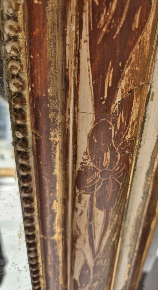 Louis Philippe Mirror Vase Decor 65*115 Cm-photo-2