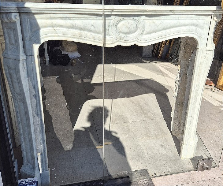 Cheminée Louis XV Pompadour 132*104 Cm-photo-1