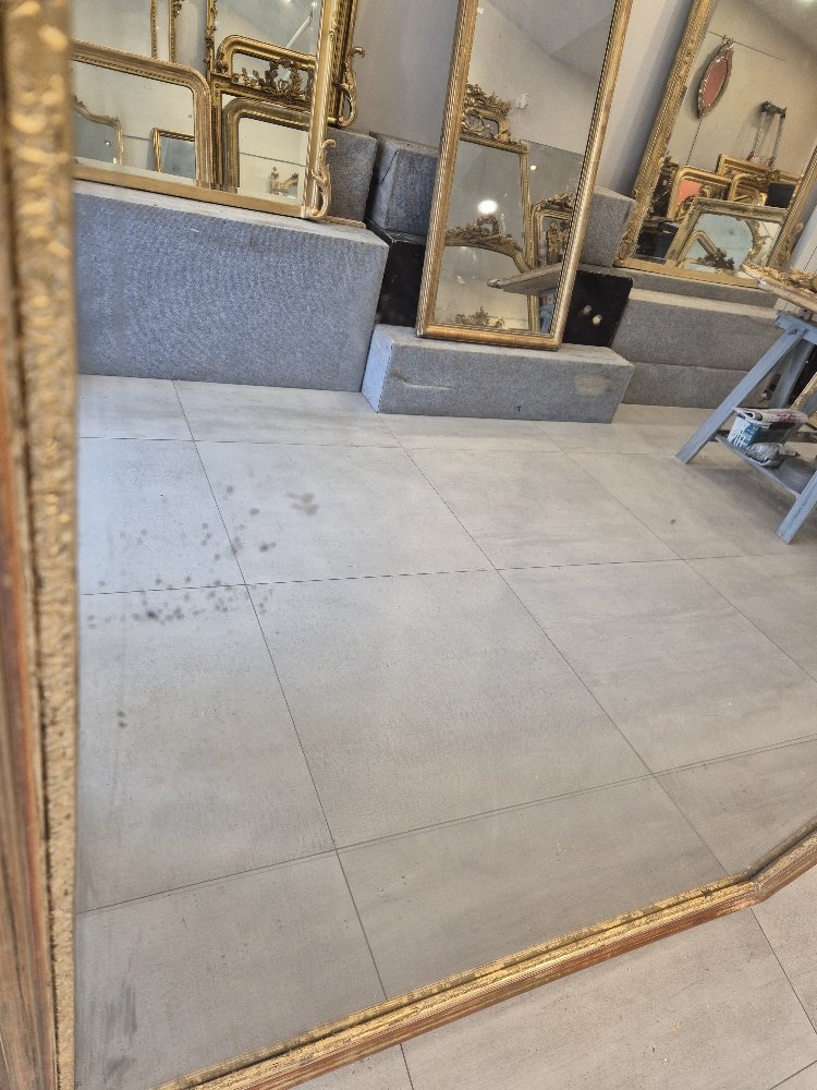 Miroir antique Louis Philippe Doré  132*158cm-photo-6