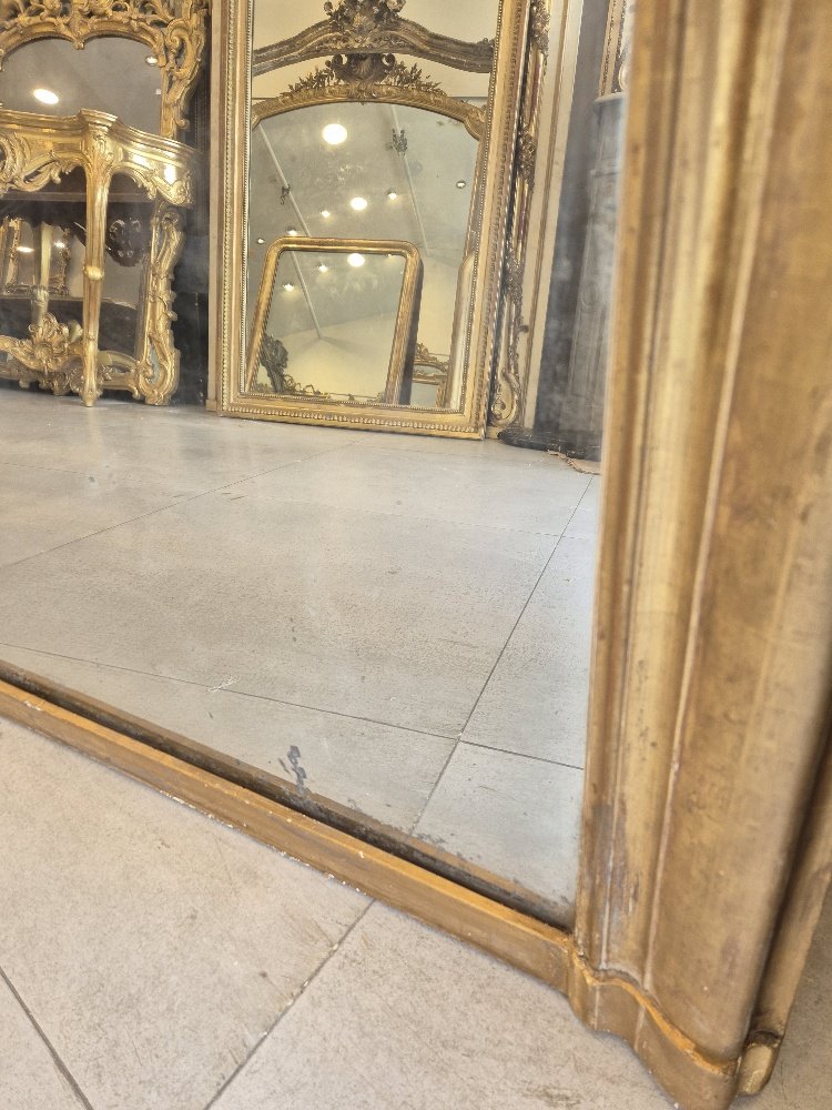 Miroir Louis Philippe époque glace de cheminée 115*145cm-photo-3