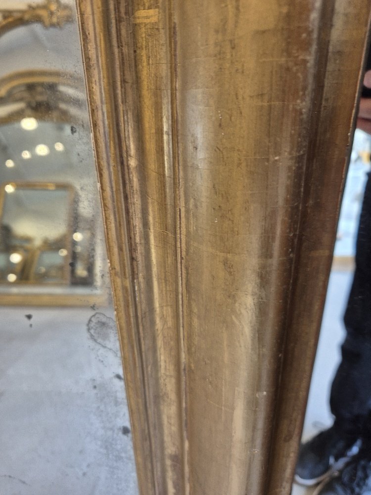 Miroir Louis Philippe époque glace de cheminée 115*145cm-photo-2