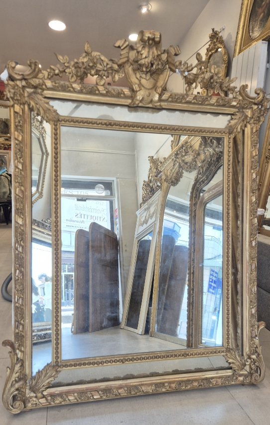 Miroir Napoléon III glaces parecloses  110*145cm-photo-6