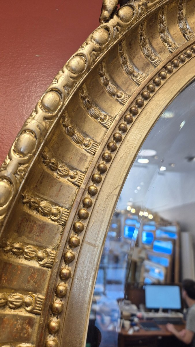 Louis XVI Oval Mirror 71*110cm-photo-2