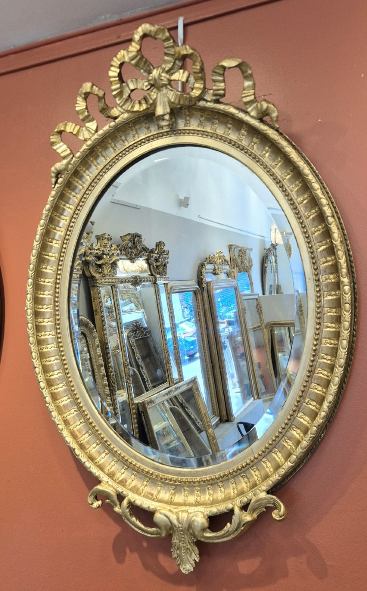 Louis XVI Oval Mirror 71*110cm