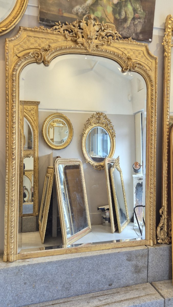 Miroir Louis XV biseauté  125*185cm-photo-3