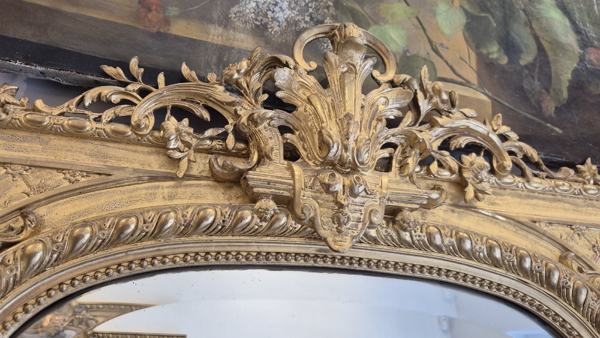 Miroir Louis XV biseauté  125*185cm-photo-4