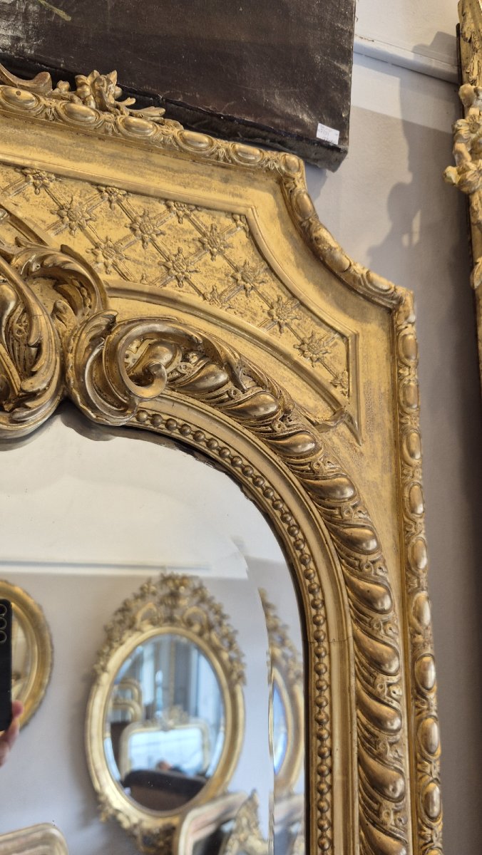Miroir Louis XV biseauté  125*185cm-photo-4