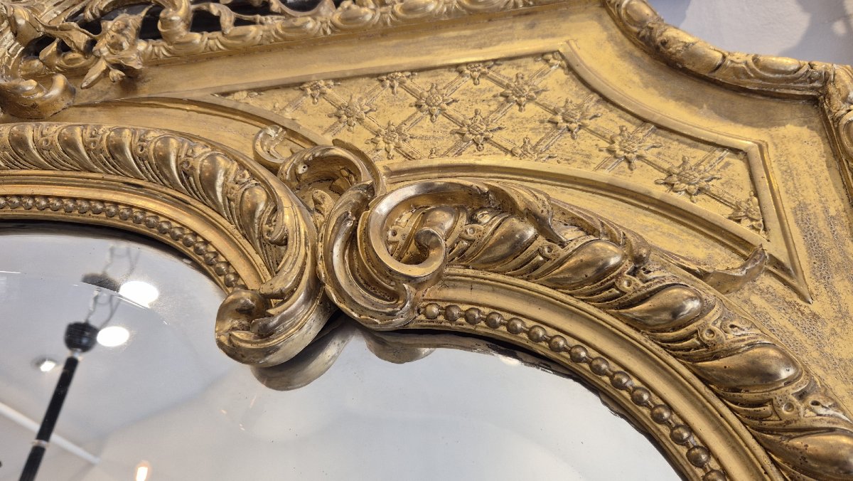 Miroir Louis XV biseauté  125*185cm-photo-6