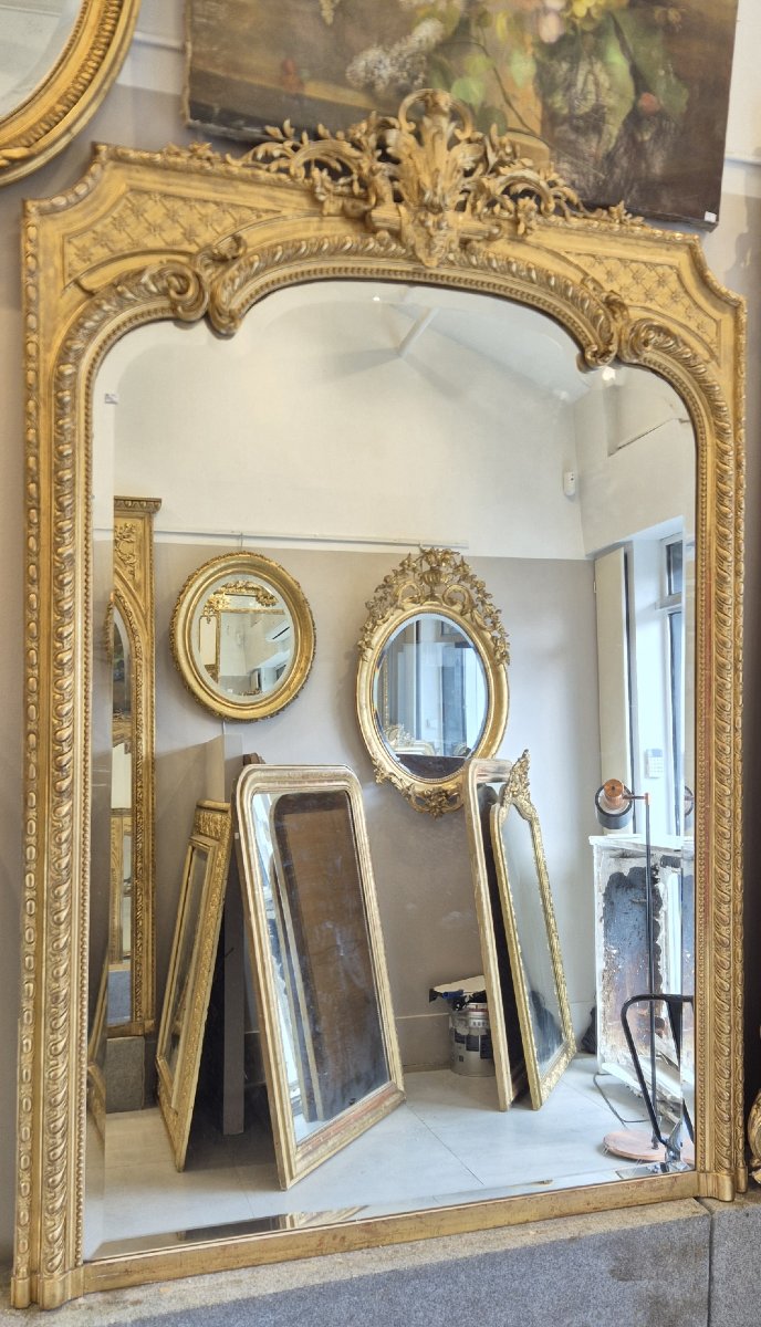Miroir Louis XV biseauté  125*185cm-photo-8