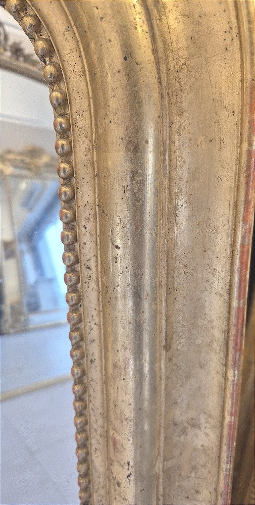 Miroir Louis Philippe cartouche rocaille 97* 147 cm-photo-3