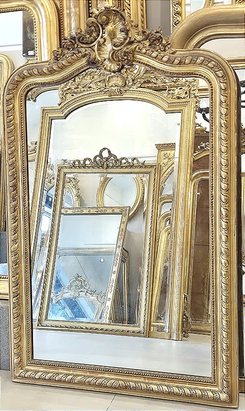 Miroir ancien coquille Louis XV  90*150 cm