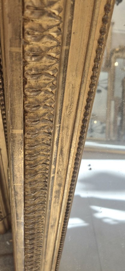 Miroir ancien Louis XVI  glace de cheminée 121*161cm-photo-4