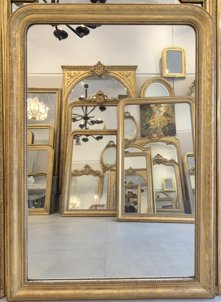 Miroir Louis Philippe doré 117*165cm-photo-2