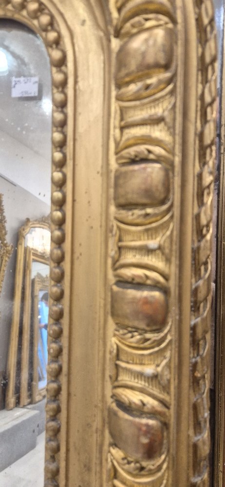 Miroir Napoléon III  coquille doré  110*172cm-photo-4