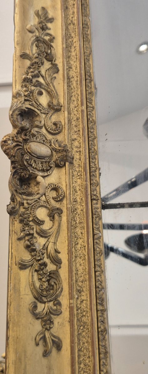 Louis XV Regency Gilt Mirror, 95*260cm-photo-3
