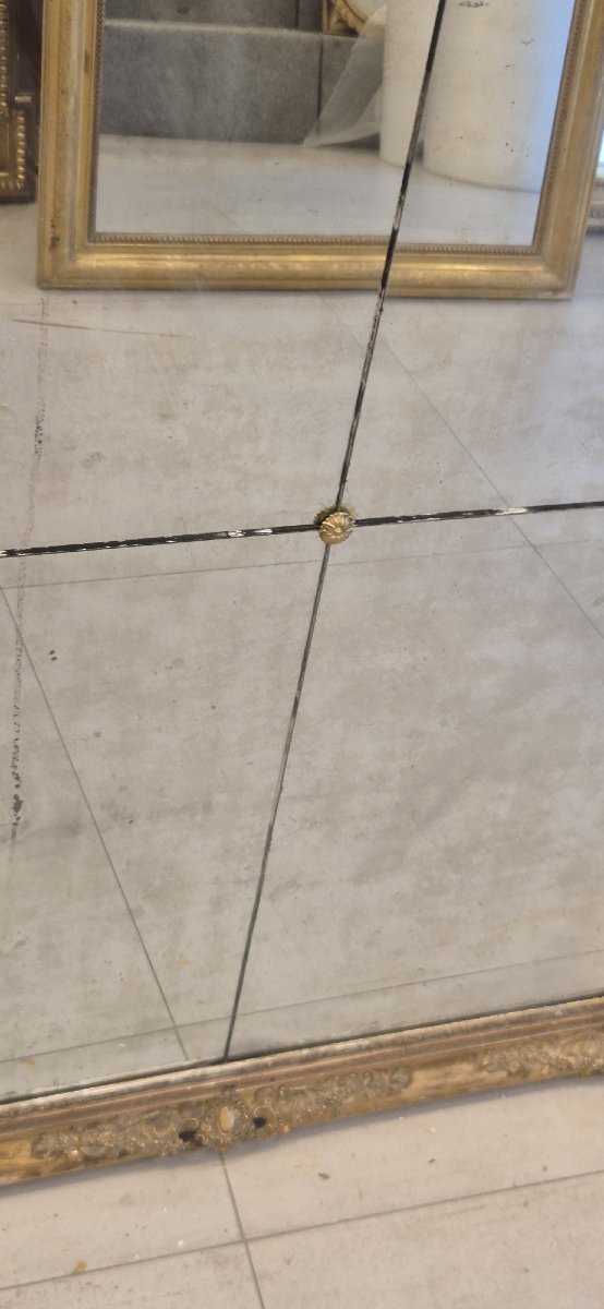Louis XV Regency Gilt Mirror, 95*260cm-photo-5
