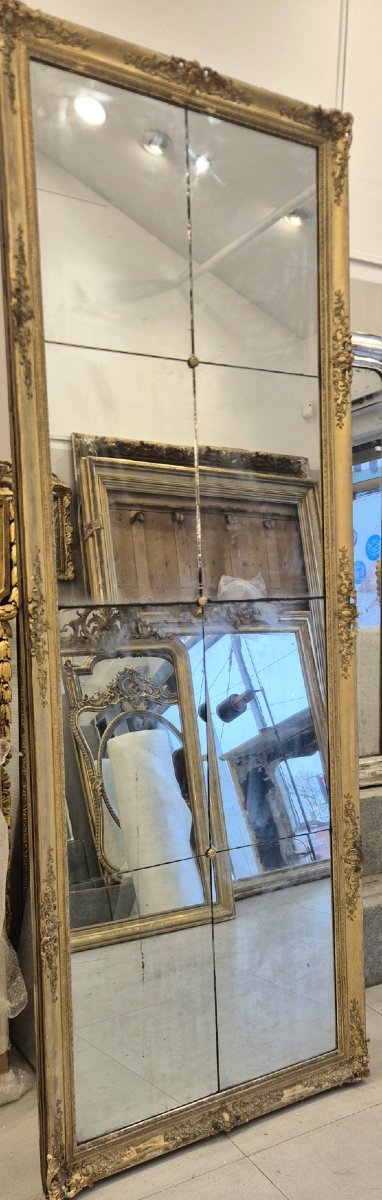 Louis XV Regency Gilt Mirror, 95*260cm-photo-6