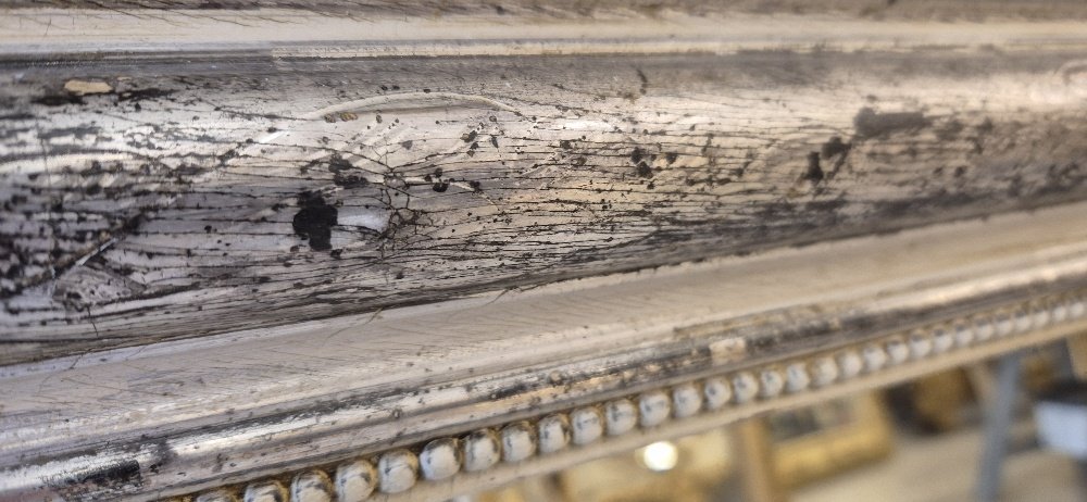 Louis Philippe Mirror, Antique Glass, 64*97 Cm-photo-4