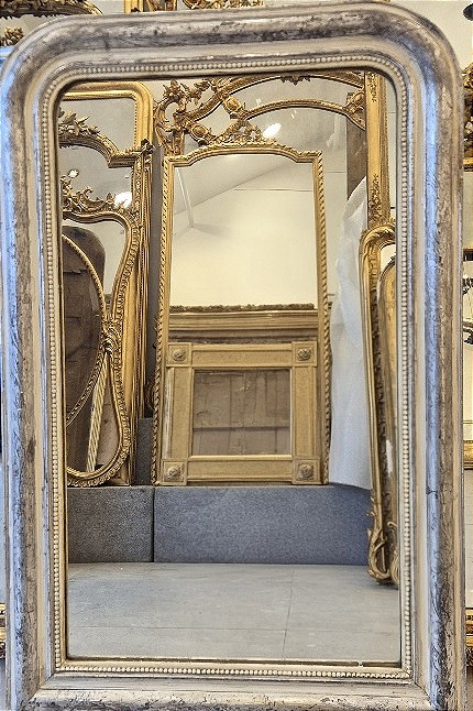 Louis Philippe Mirror, Antique Glass, 64*97 Cm