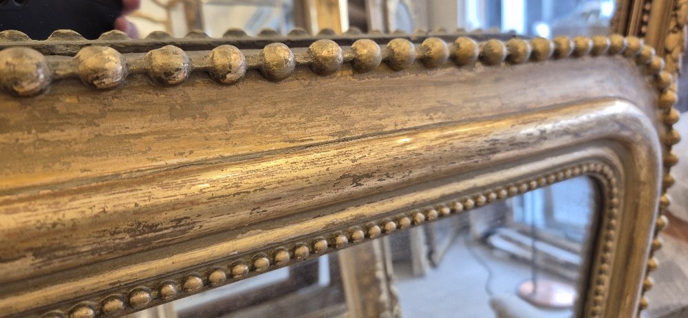Gilded Louis Philippe Mirror 88*125cm-photo-2