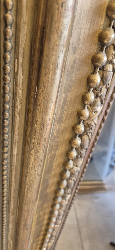 Gilded Louis Philippe Mirror 88*125cm-photo-3