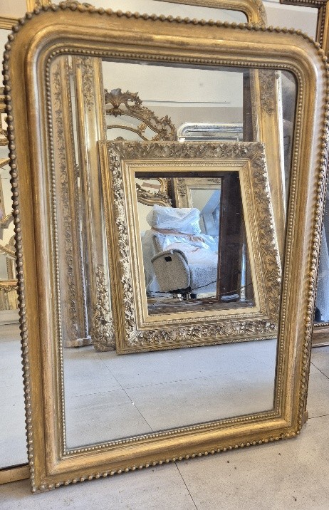 Gilded Louis Philippe Mirror 88*125cm