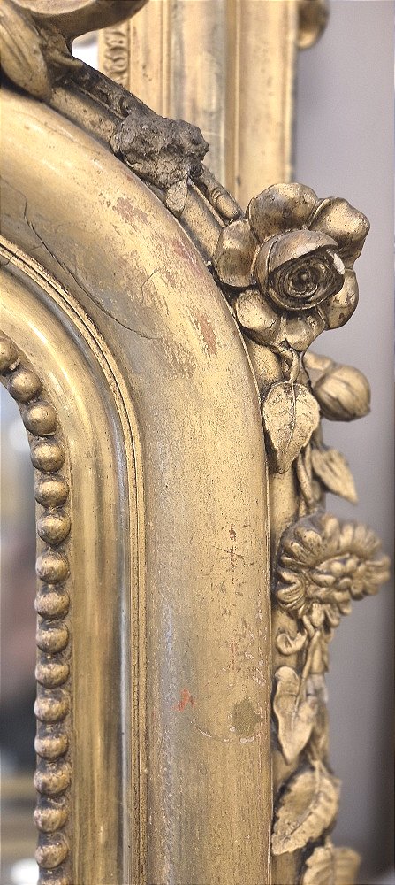 Louis Philippe Mirror, Antique Glass, 125*205 Cm-photo-4