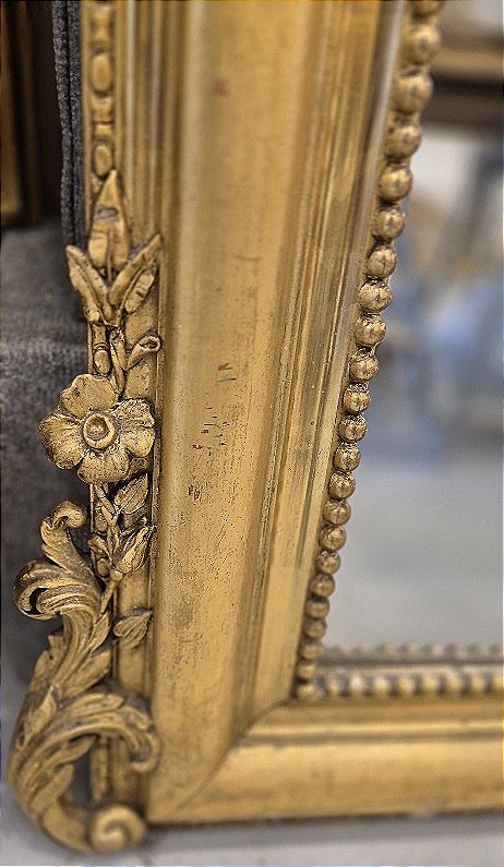 Louis Philippe Mirror, Antique Glass, 125*205 Cm-photo-4